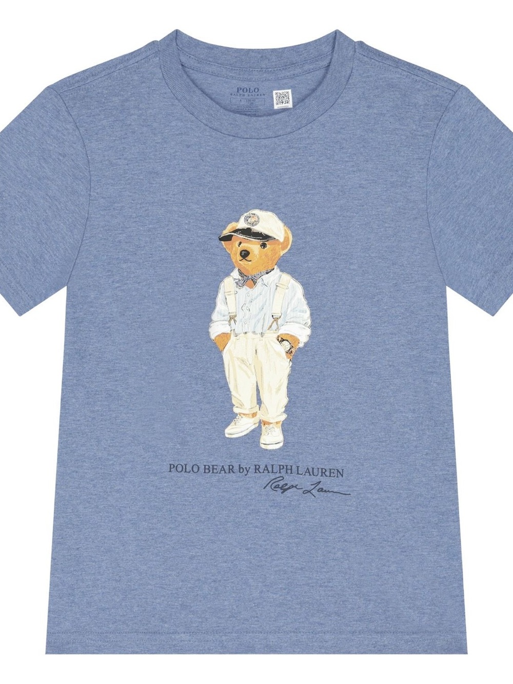 Polo by Ralph Lauren Heather Blue Polo Bear Graphic Tee